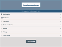 Tablet Screenshot of hoberinsurance.com